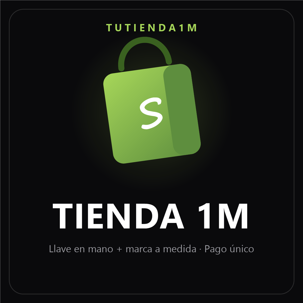 Tienda 1M — tienda Shopify preconstruida de TuTienda1M