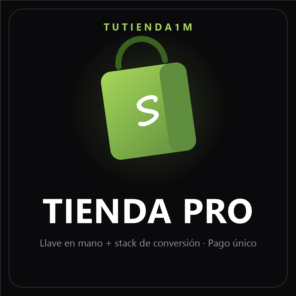Tienda Pro — tienda Shopify preconstruida de TuTienda1M